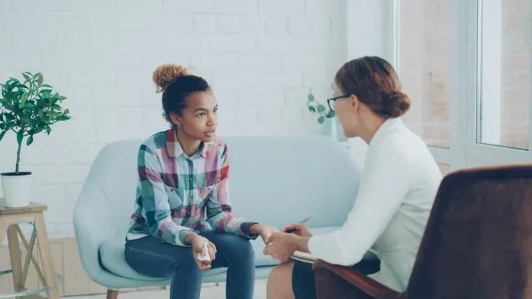 woman in therapy