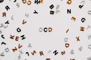 letters reading ocd