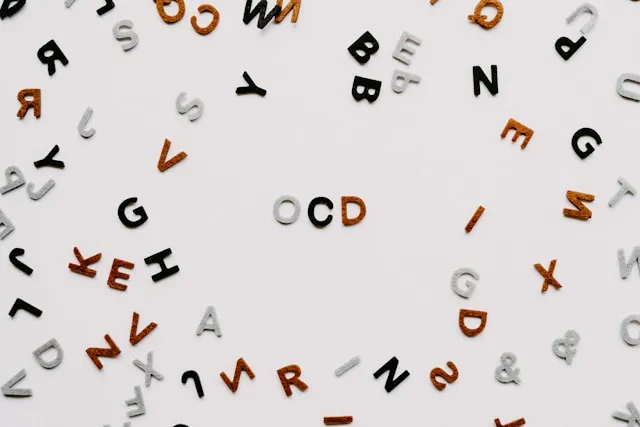 letters reading ocd