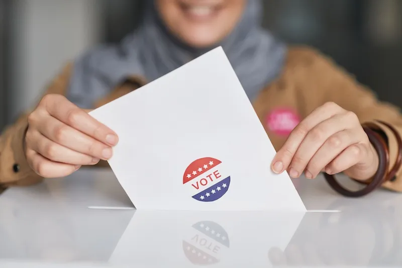 person voting
